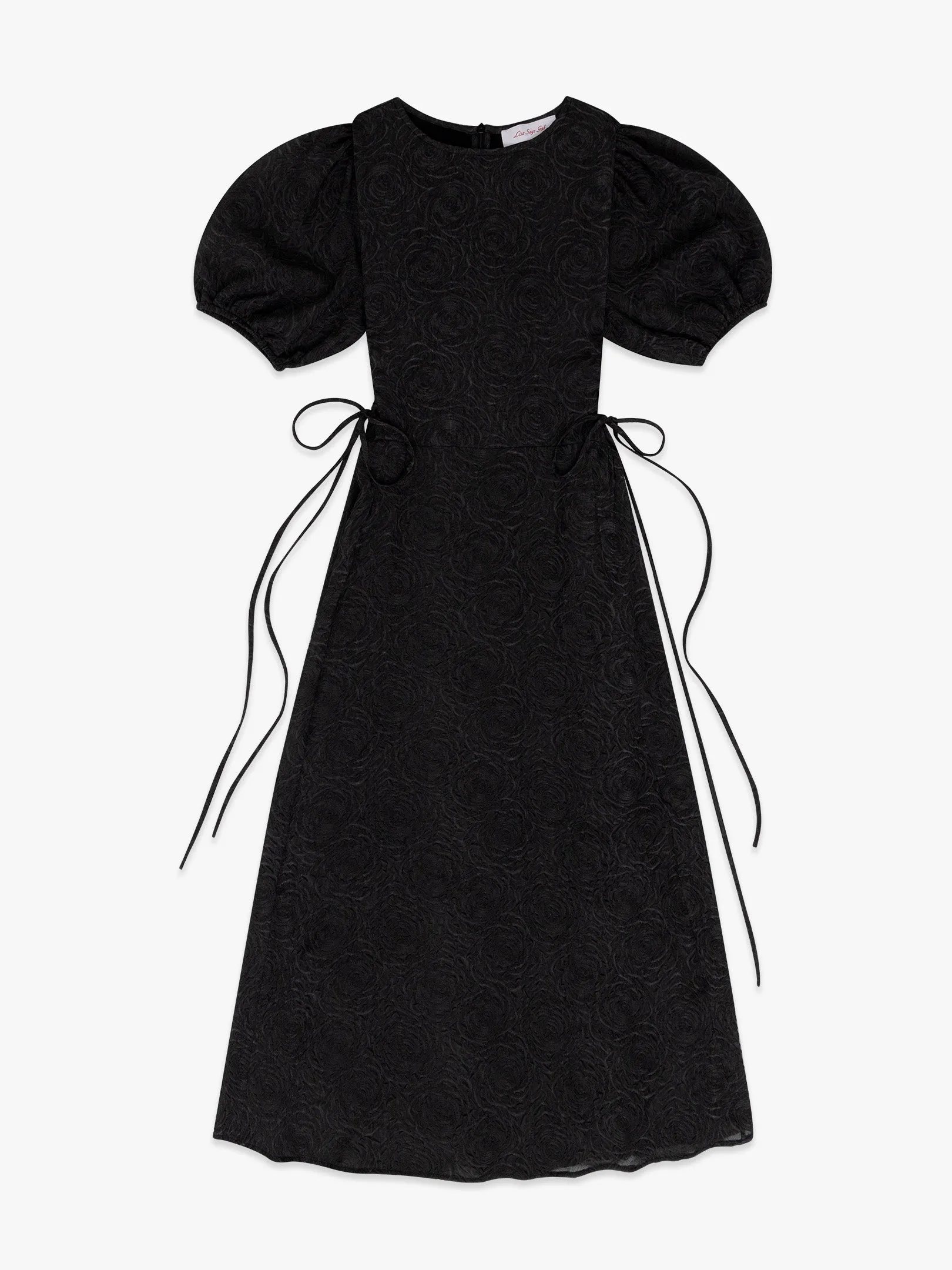 Gianna Dress - Black Rosette sold by Lisa Says Gah product image thumbnail 2