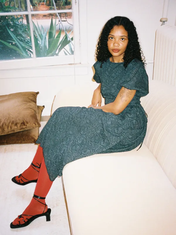 Gianna Dress - Black Rosette sold by Lisa Says Gah