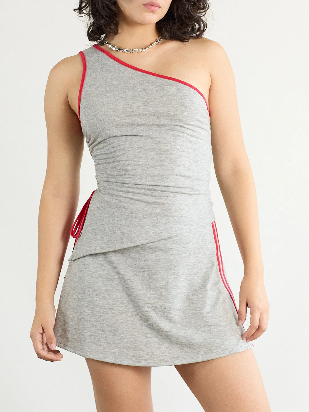 Darcy Skort - Heather/Red sold by Lisa Says Gah product image thumbnail 5