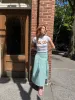 Maeve Midi Skirt - Green Stripe sold by Lisa Says Gah