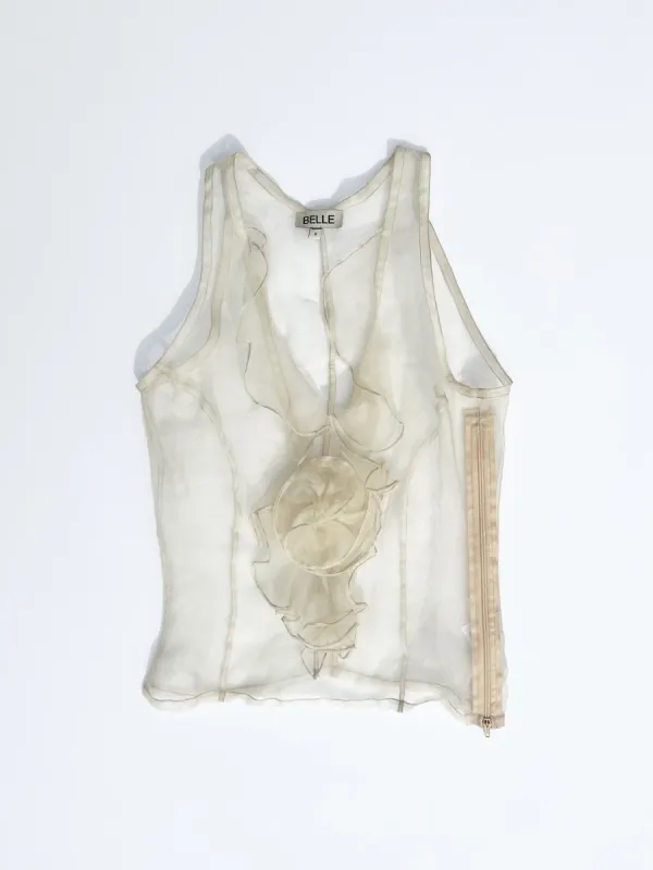 Organza Top - Mist sold by Lisa Says Gah