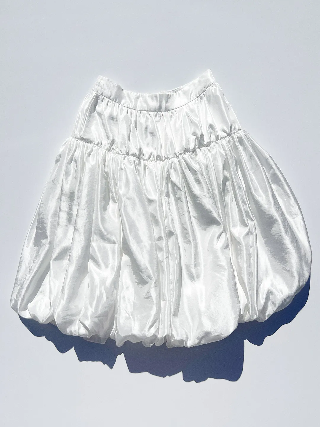 Whip Balloon Skirt - White sold by Lisa Says Gah product image thumbnail 2