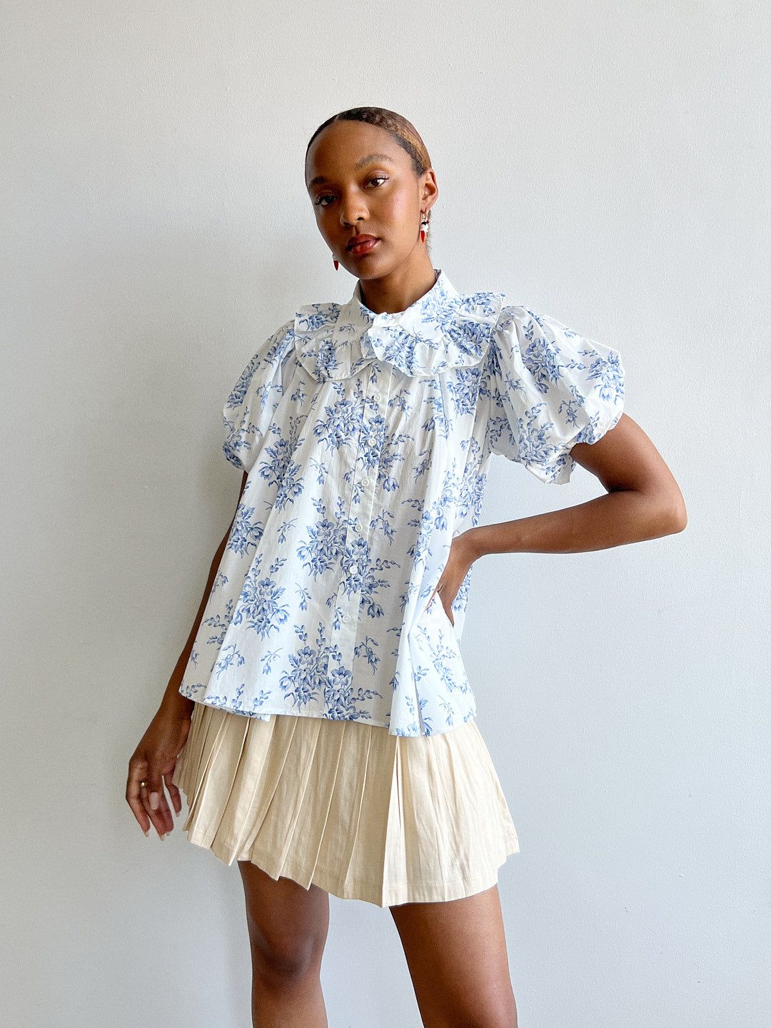 The Cream Puff Blouse - Bed & Breakfast sold by Lisa Says Gah product image thumbnail 4