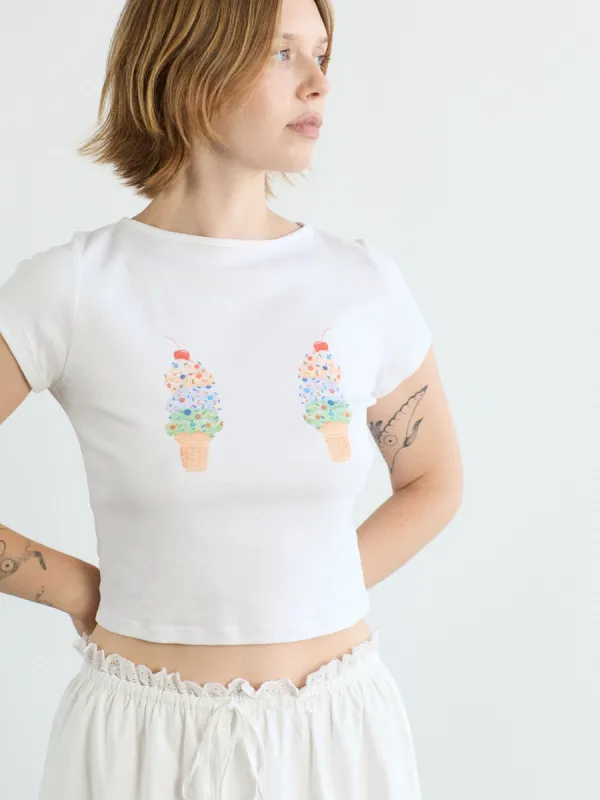 Alex Tee - Ice Cream Cones sold by Lisa Says Gah
