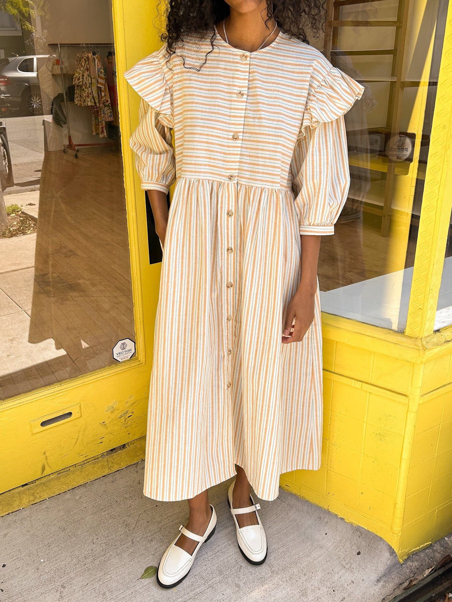 Clive Dress - Citrus sold by Lisa Says Gah