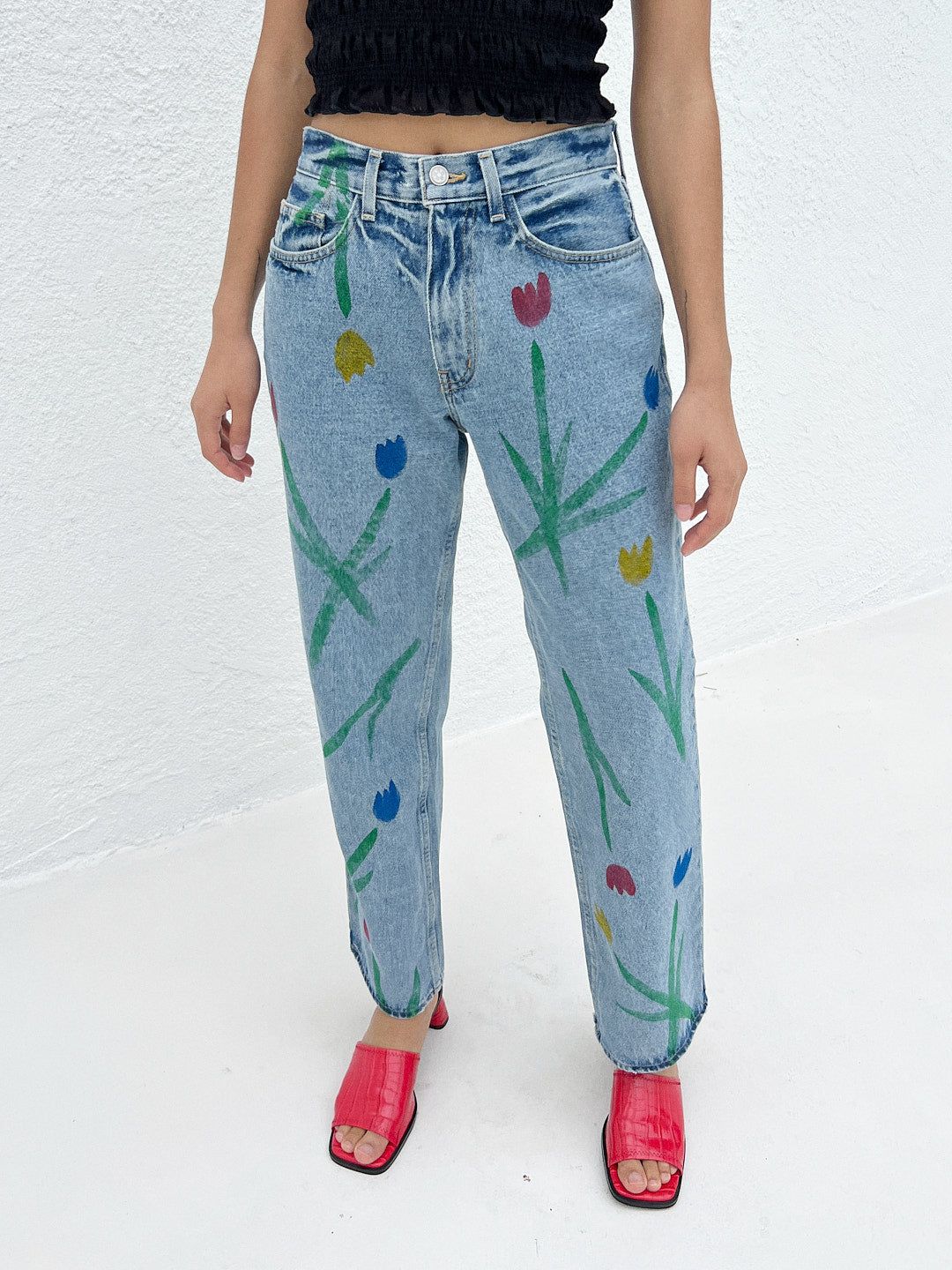 Birthday Girl Jack Jean - Tulips sold by Lisa Says Gah