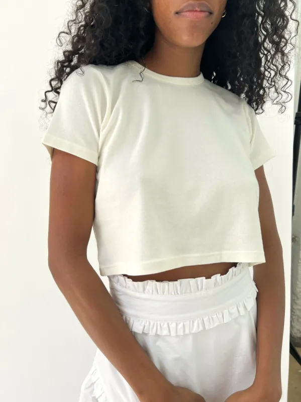 Baby Tee - Creme sold by Lisa Says Gah