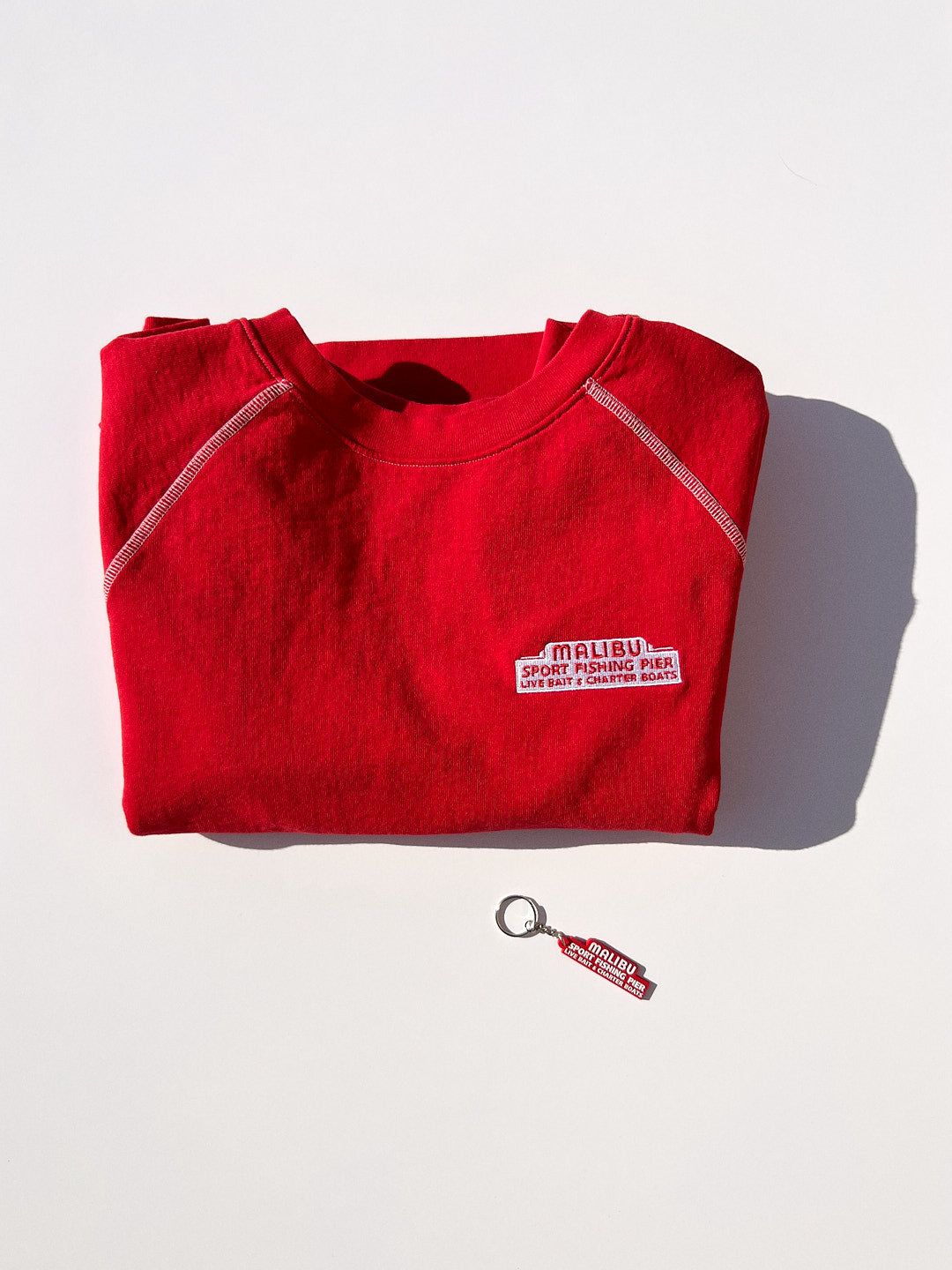 Malibu Pier Sweatshirt - Red/White sold by Lisa Says Gah product image thumbnail 5