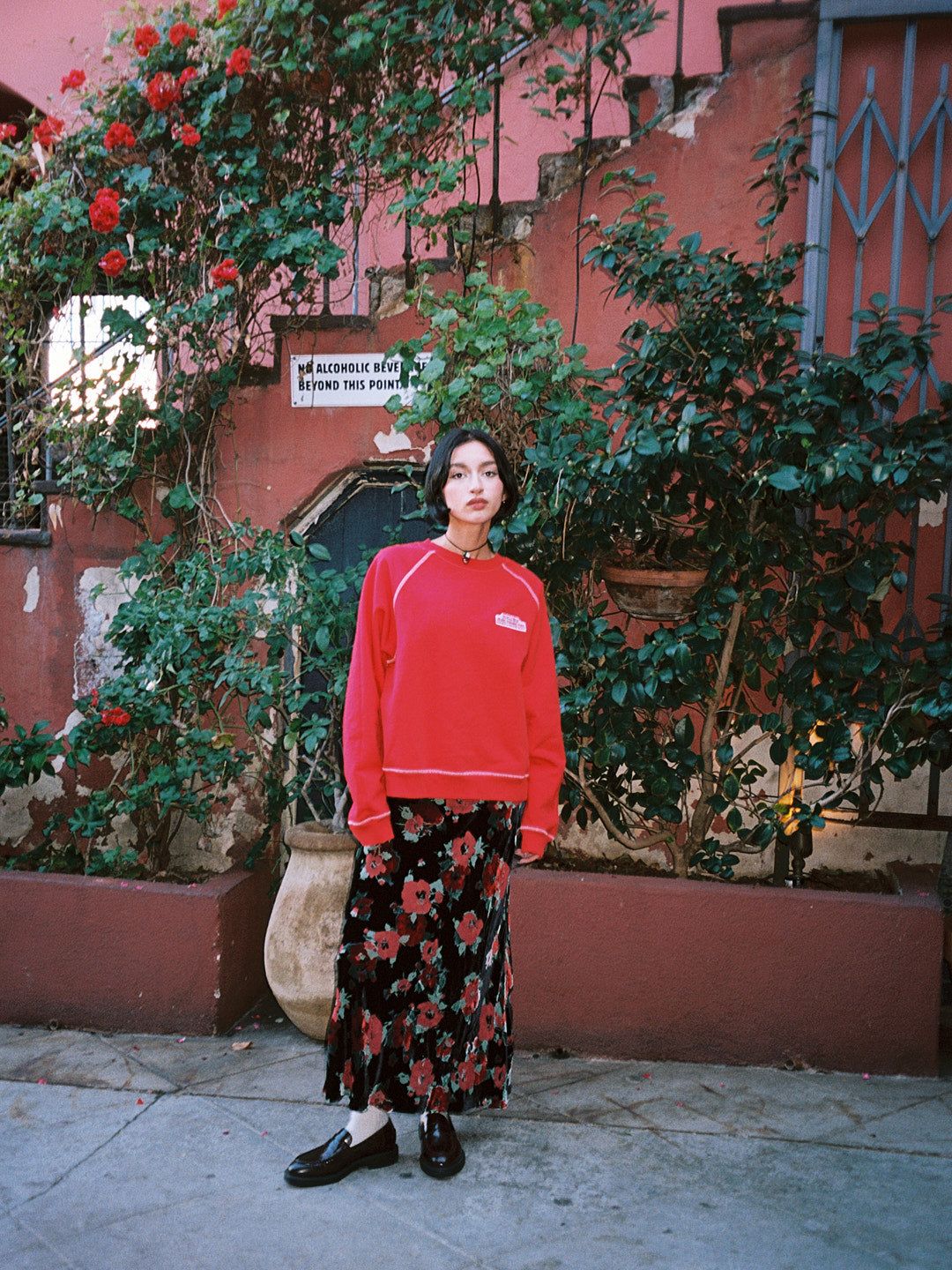 Malibu Pier Sweatshirt - Red/White sold by Lisa Says Gah product image thumbnail 4