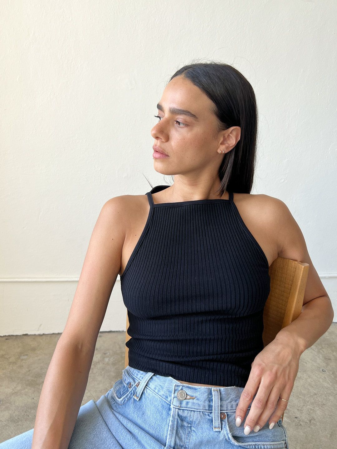 Mina Tank - Black sold by Lisa Says Gah