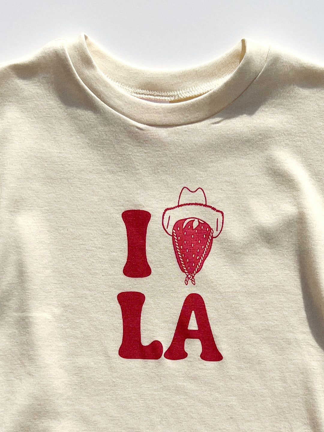 Fruit Face Baby Tee - I <3 LA sold by Lisa Says Gah product image thumbnail 5