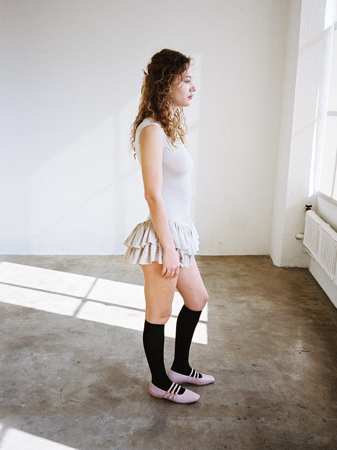 Ballerina Mini Dress - Cream sold by Lisa Says Gah product image thumbnail 4