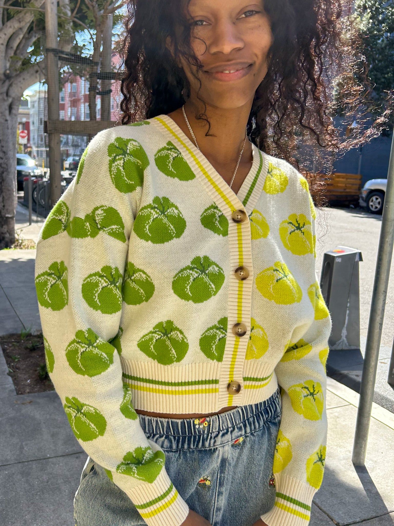 Ana Cardigan - Heirloom Tomatoes sold by Lisa Says Gah product image thumbnail 3