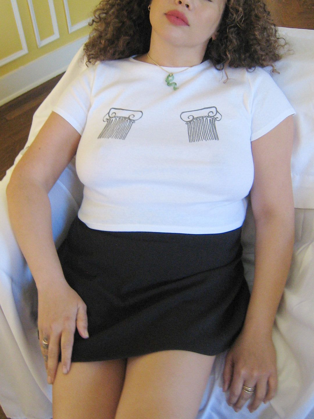 Alex Tee - White/Colonna sold by Lisa Says Gah product image thumbnail 6