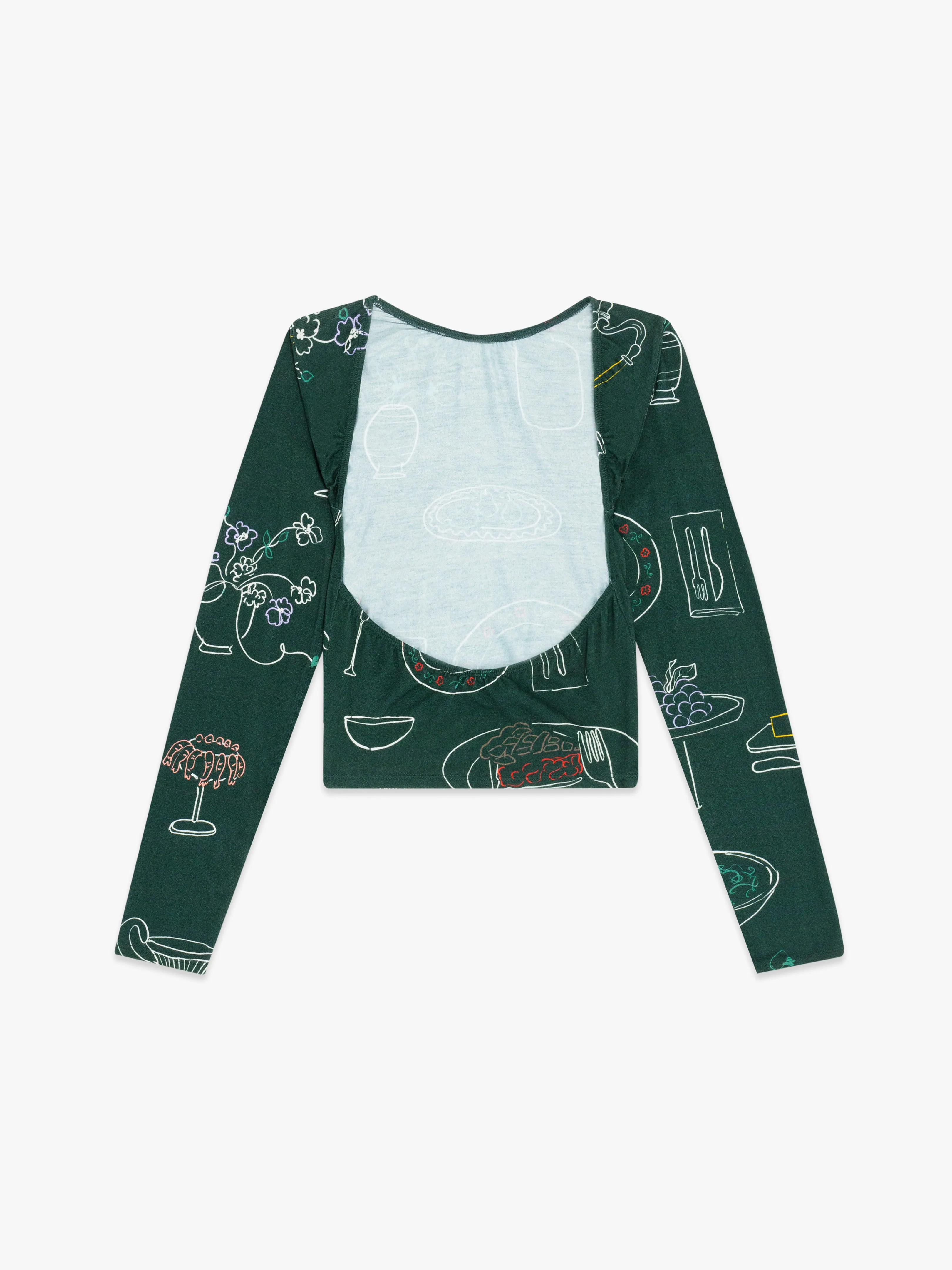 Rowan Top - Set the Table Forest sold by Lisa Says Gah product image thumbnail 3