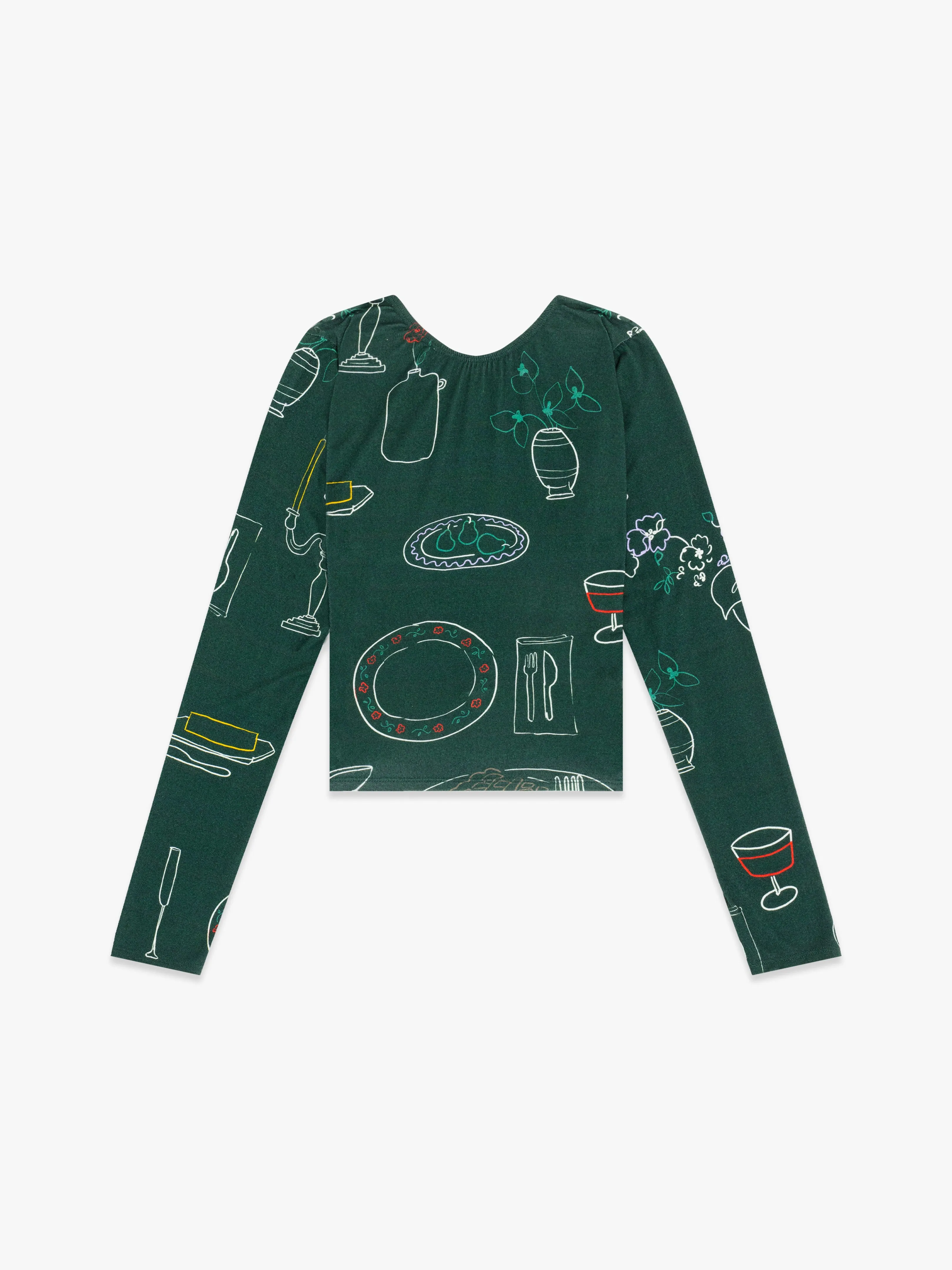 Rowan Top - Set the Table Forest sold by Lisa Says Gah product image thumbnail 2