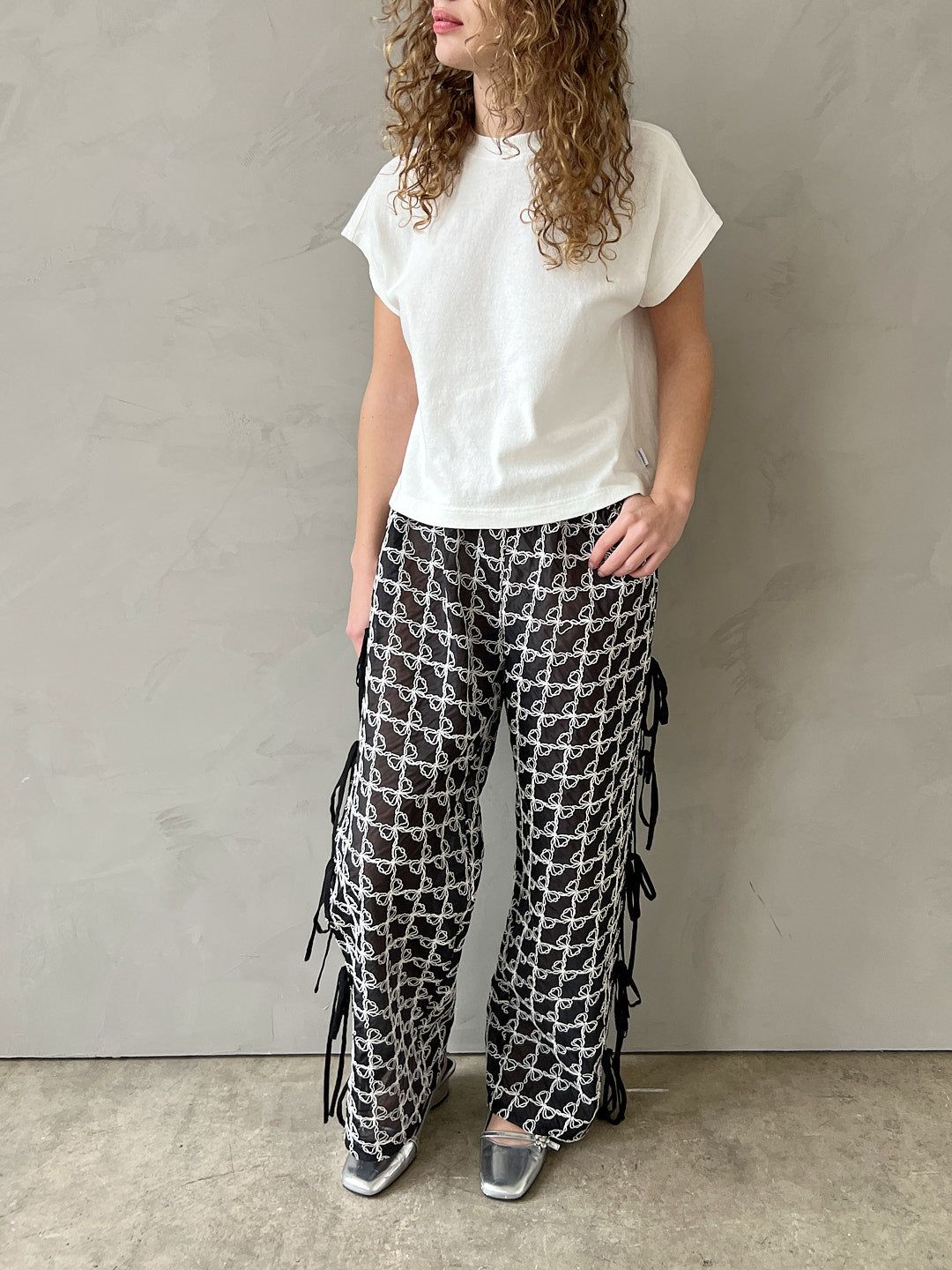 Jeanne Tee - White Cotton sold by Lisa Says Gah product image thumbnail 2