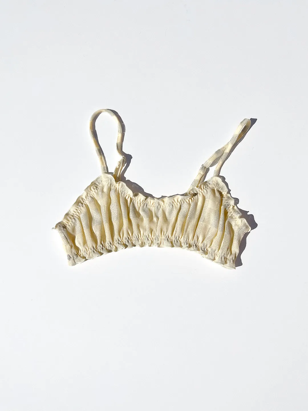Jamie Mesh Bralette - Ivory sold by Lisa Says Gah