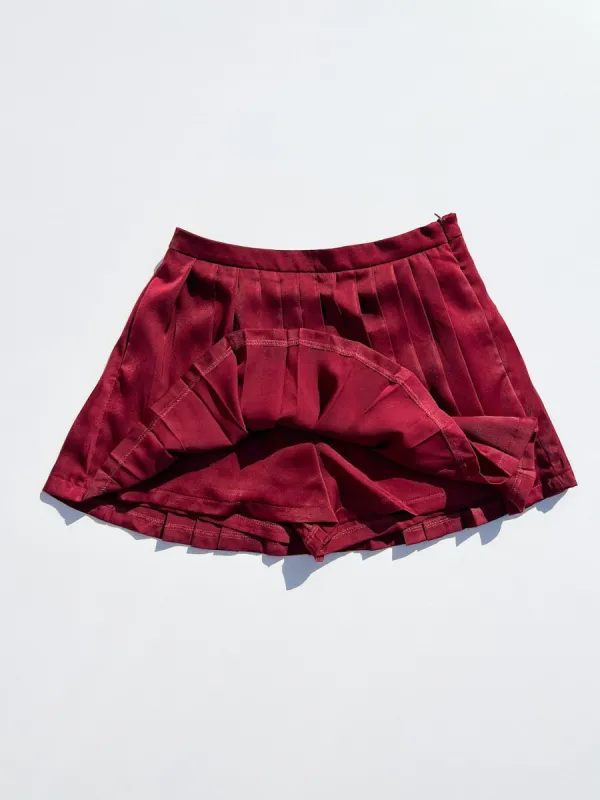 Bobbi Skort - Merlot sold by Lisa Says Gah