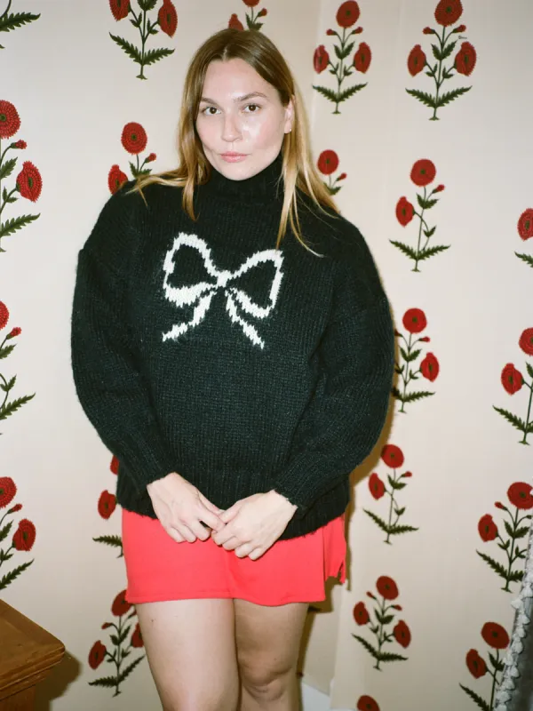 Cece Turtleneck - Ink Bow sold by Lisa Says Gah