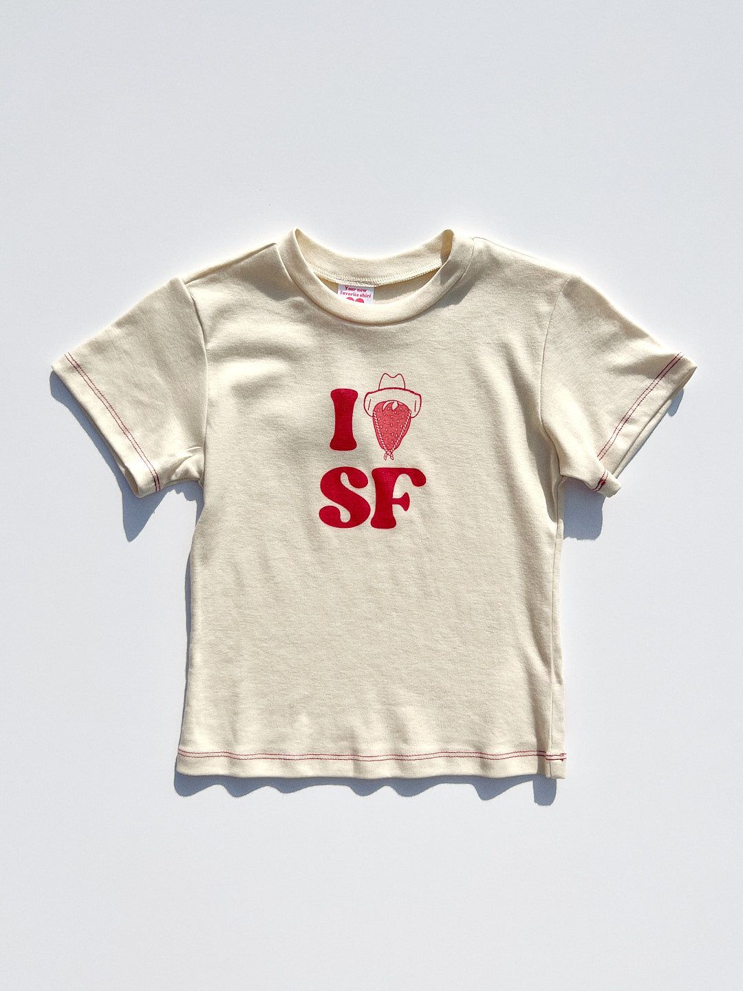 Fruit Face Baby Tee - I <3 SF sold by Lisa Says Gah product image thumbnail 2