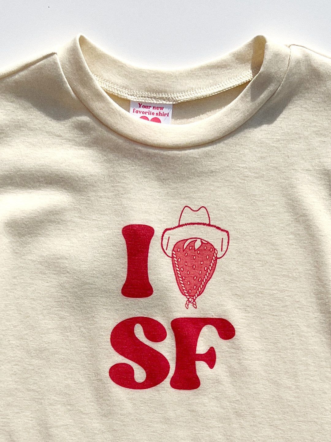 Fruit Face Baby Tee - I <3 SF sold by Lisa Says Gah product image thumbnail 4