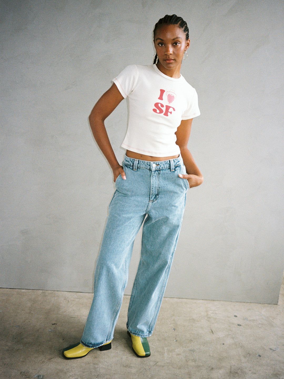 Fruit Face Baby Tee - I <3 SF sold by Lisa Says Gah product image thumbnail 3