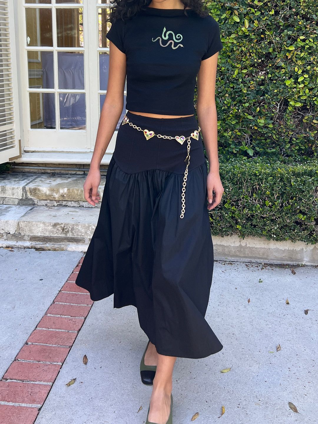 Penny Midi Skirt - Black sold by Lisa Says Gah