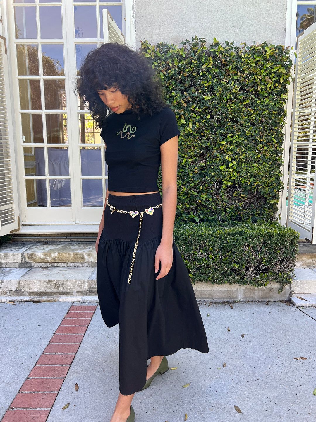 Penny Midi Skirt - Black sold by Lisa Says Gah product image thumbnail 5