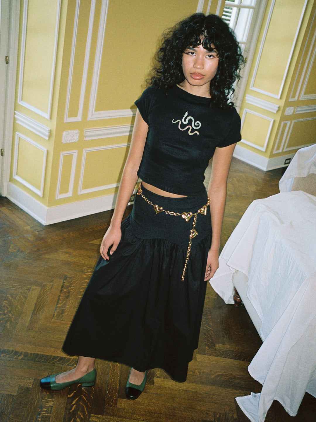 Penny Midi Skirt - Black sold by Lisa Says Gah product image thumbnail 3