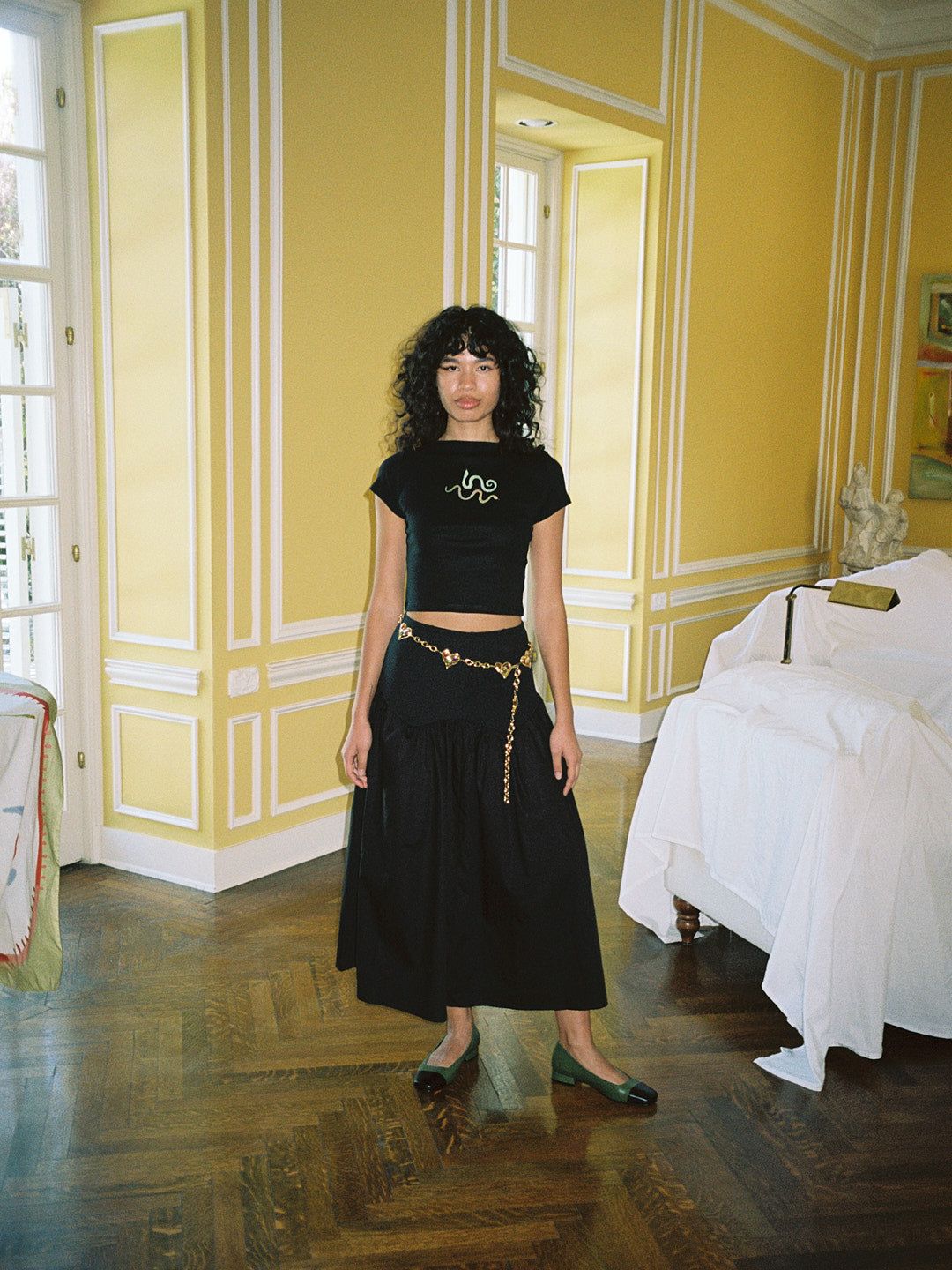 Penny Midi Skirt - Black sold by Lisa Says Gah product image thumbnail 4