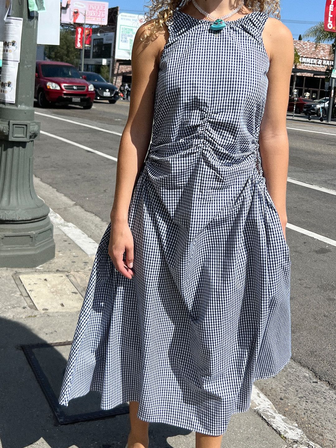 Eve Luca Dress - Navy/White Gingham sold by Lisa Says Gah product image thumbnail 2