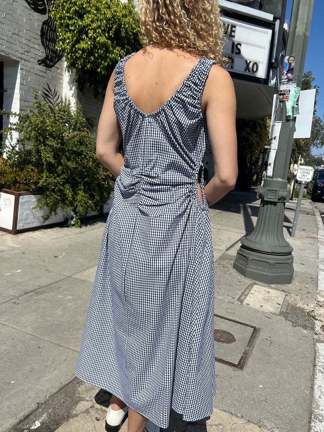 Eve Luca Dress - Navy/White Gingham sold by Lisa Says Gah product image thumbnail 4