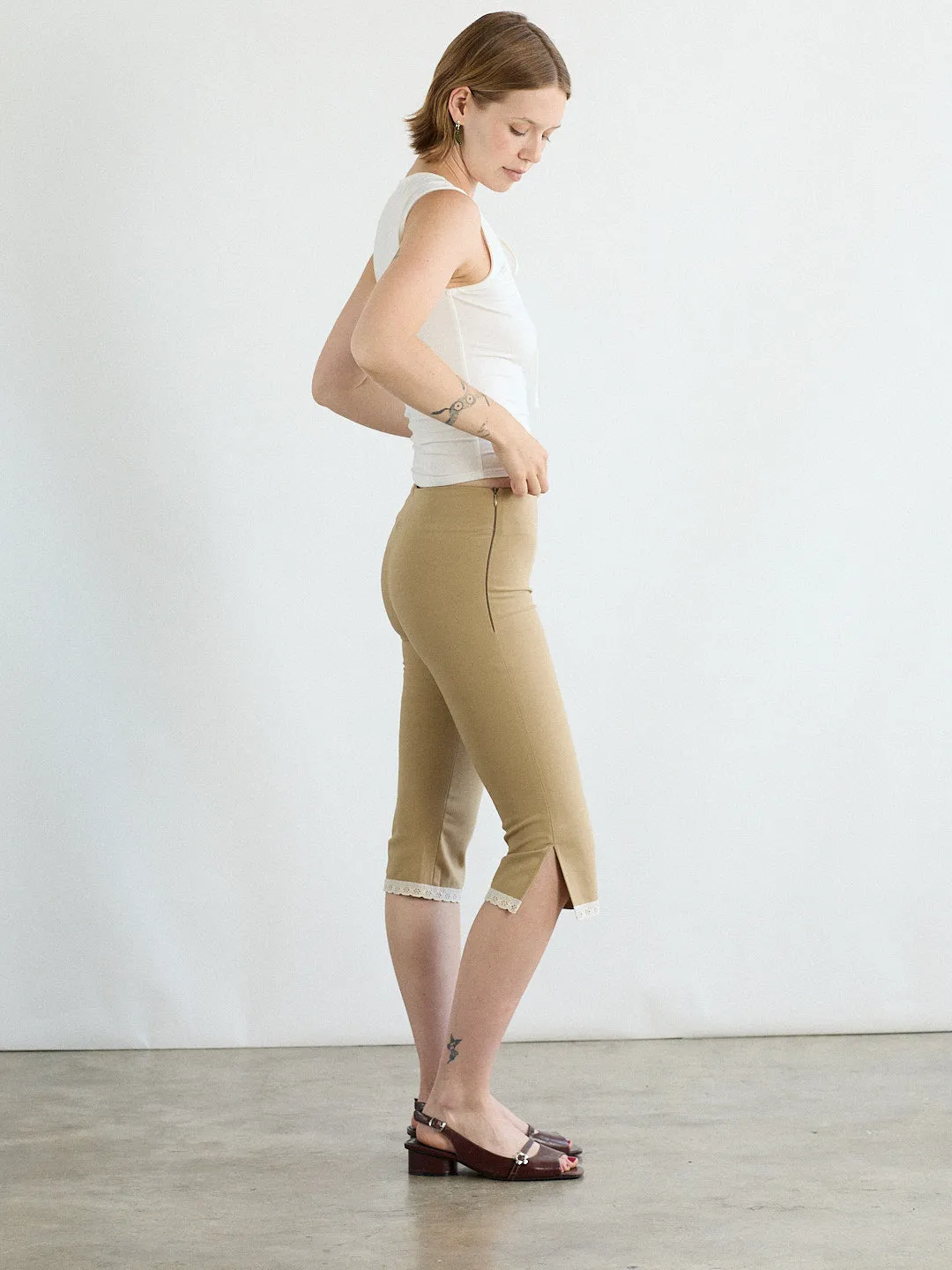 Mary Capri Pant - Tan sold by Lisa Says Gah product image thumbnail 4