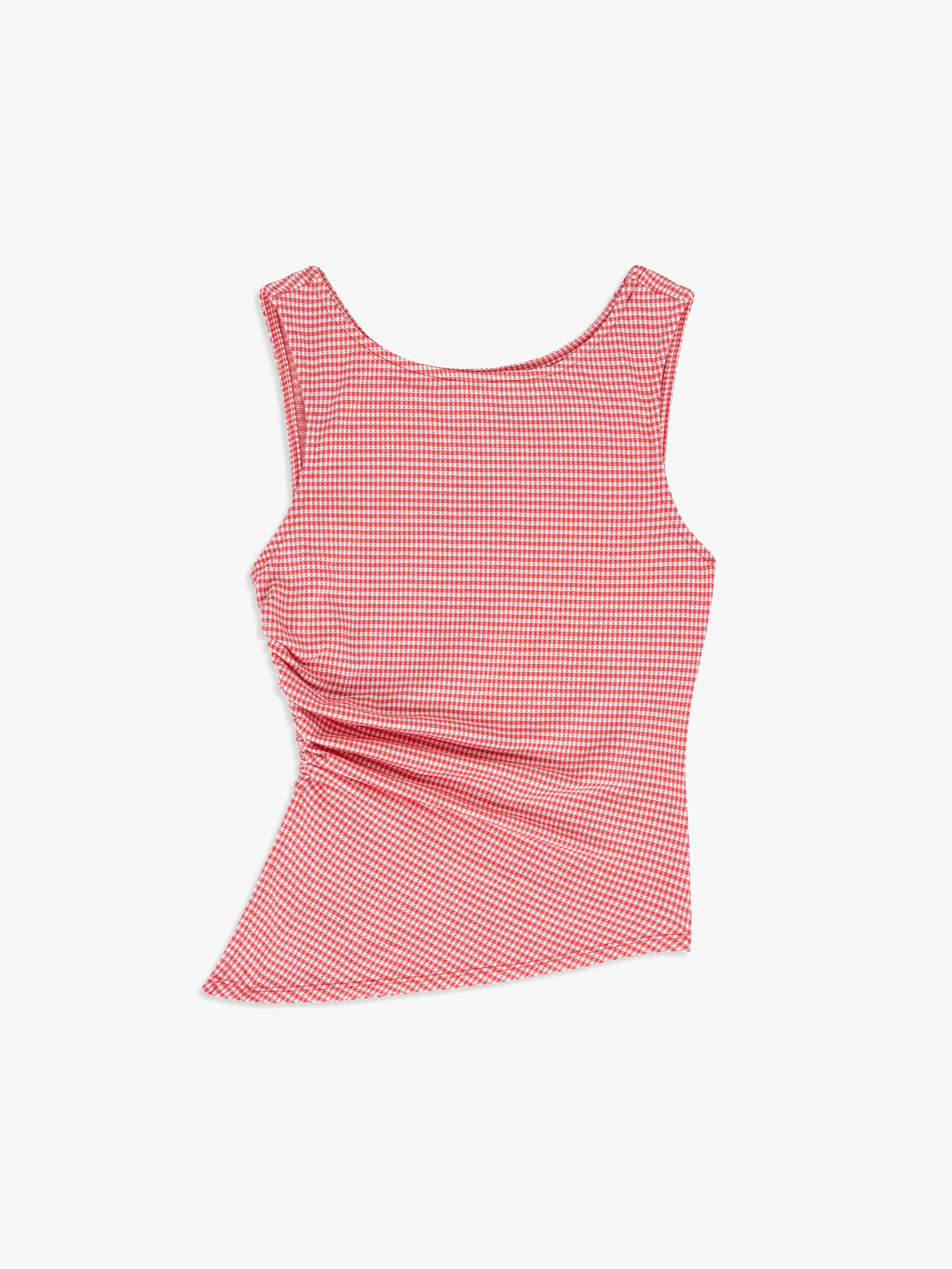 Erin Tank - Pomodoro Gingham sold by Lisa Says Gah product image thumbnail 3