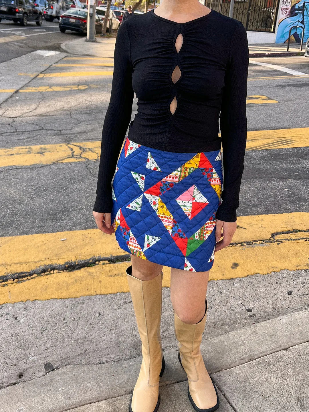 メディアで話題!!Lisa Says Gah☆ Lily Quilt Skirt Lily Quilt Skirt - Alpine Quilt | Parallel