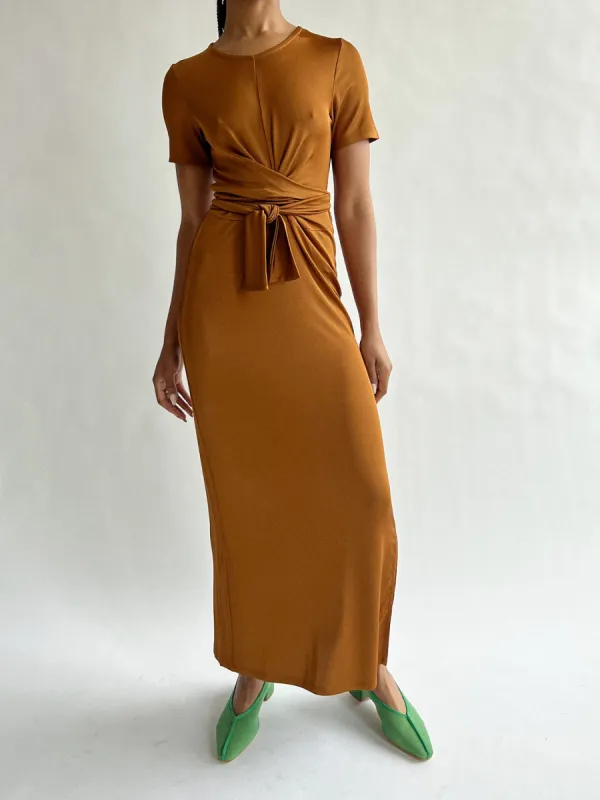 Margaret Dress - Camel made by Lisa Says Gah