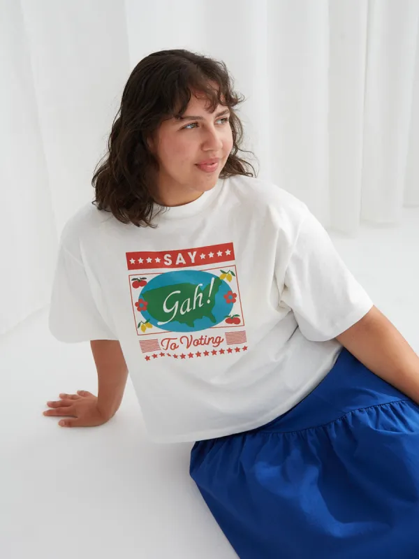 Charlie Tee - Say Gah! To Voting sold by Lisa Says Gah