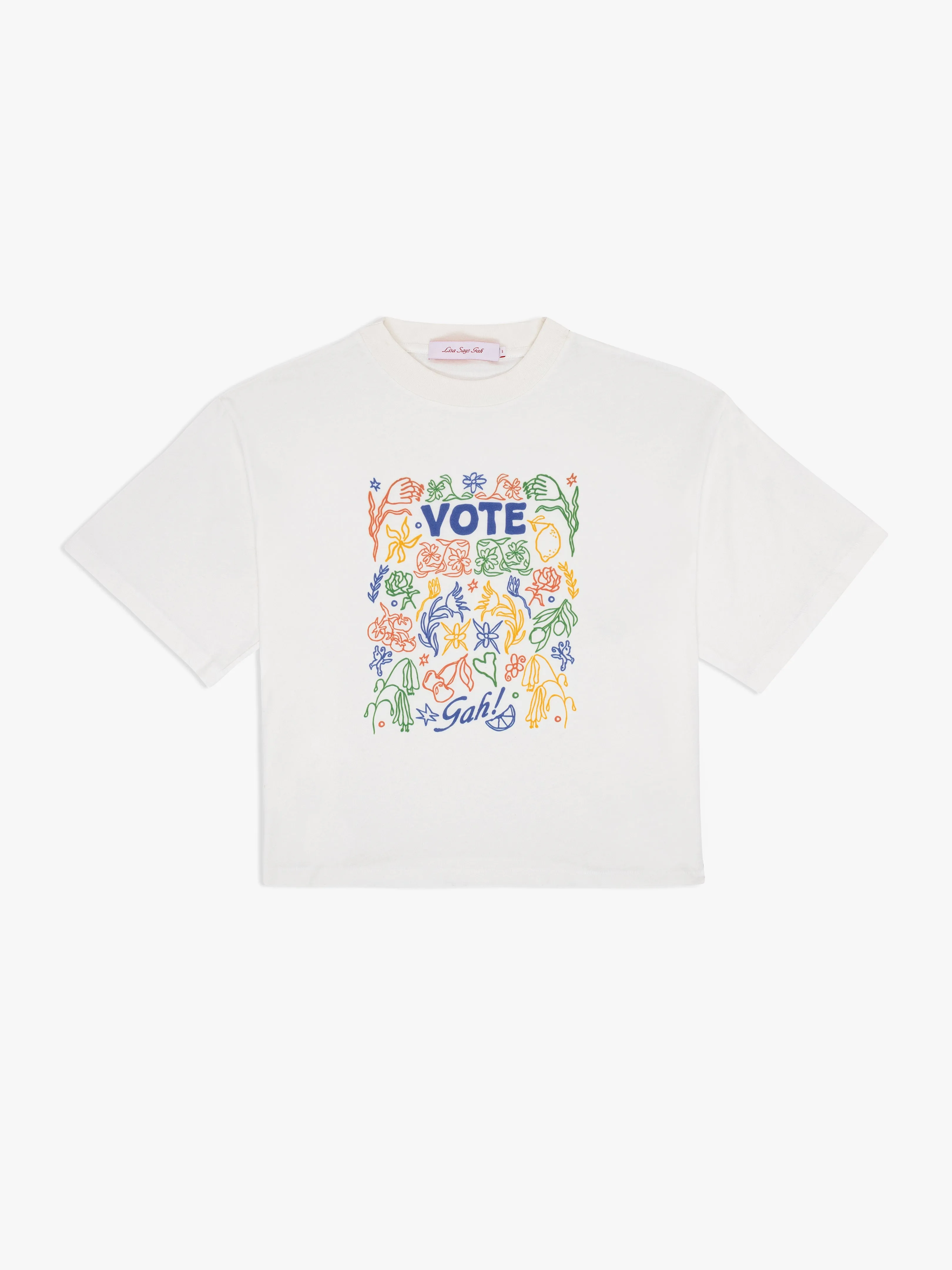 Charlie Tee - Vote Flowers sold by Lisa Says Gah product image thumbnail 2