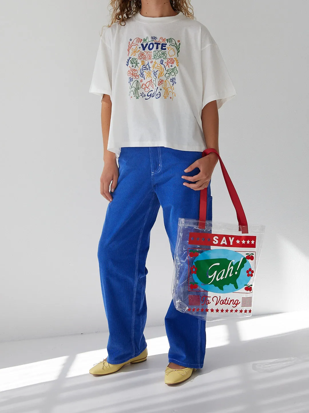 Charlie Tee - Vote Flowers sold by Lisa Says Gah product image thumbnail 3