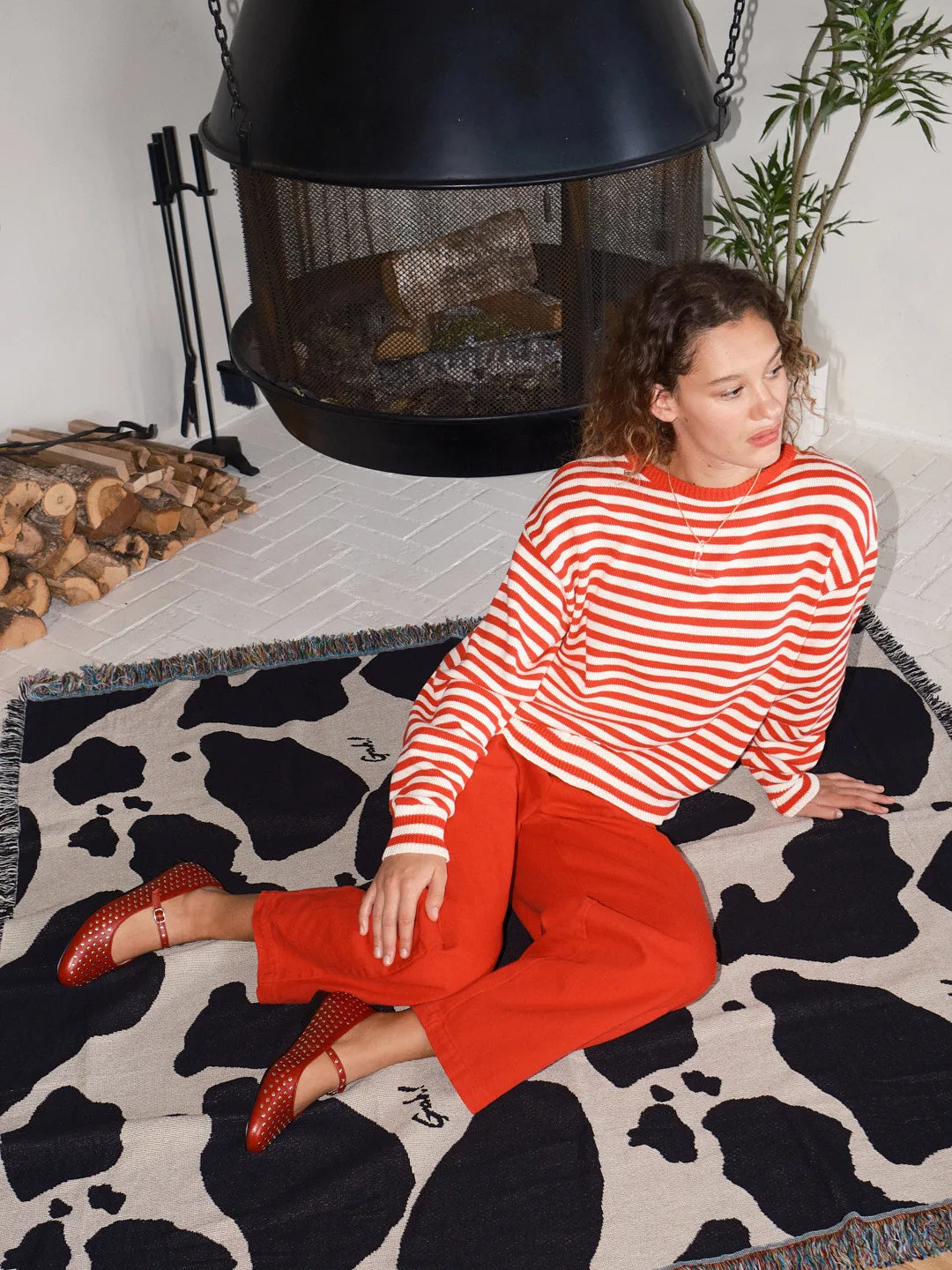 "I Can't Believe it's Not Vintage" Crewneck - Red Stripe sold by Lisa Says Gah product image thumbnail 4