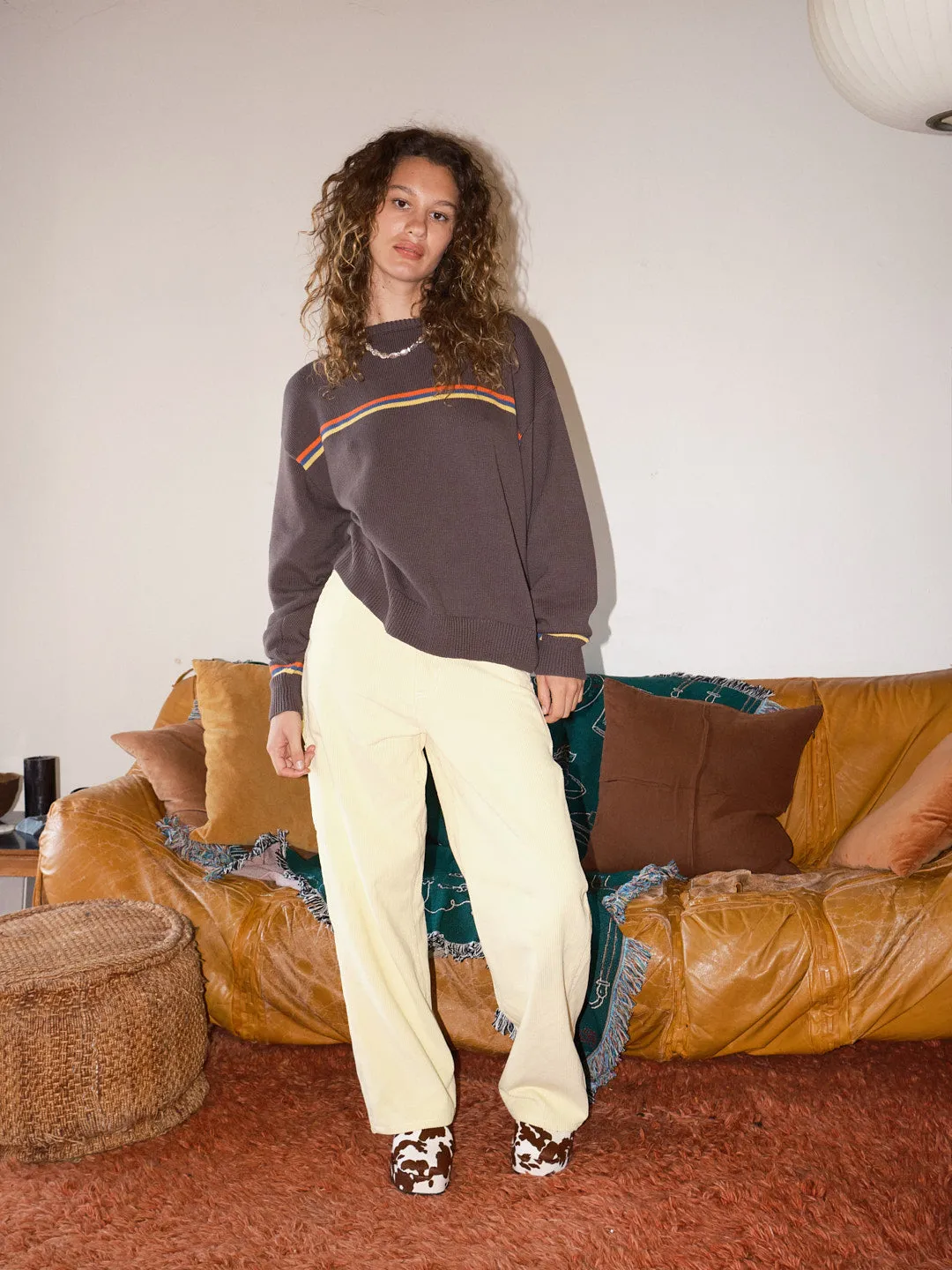 "I Can't Believe it's Not Vintage" Crewneck - Athletic Stripe sold by Lisa Says Gah product image thumbnail 2