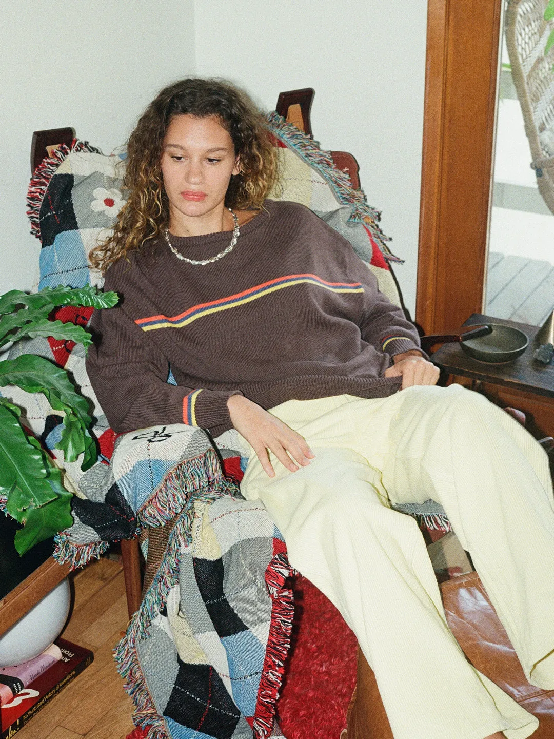 "I Can't Believe it's Not Vintage" Crewneck - Athletic Stripe sold by Lisa Says Gah product image thumbnail 3