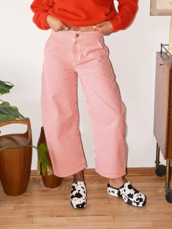 Daphne Trouser - Red Stripe sold by Lisa Says Gah
