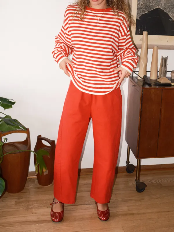 Arc Pants - Crayon Red sold by Lisa Says Gah