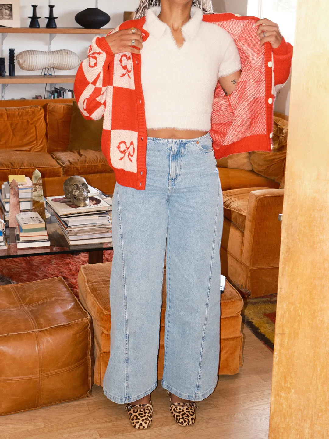 Magda Denim Pants - Blue sold by Lisa Says Gah