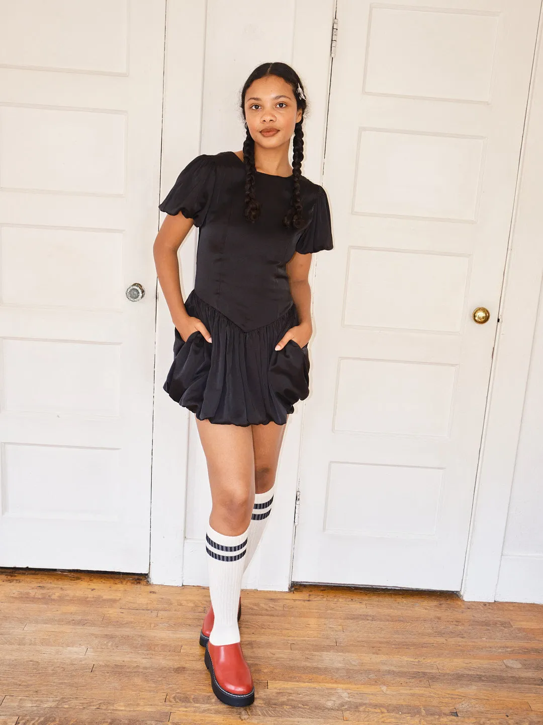 Nivola Dress - Onyx sold by Lisa Says Gah product image thumbnail 3