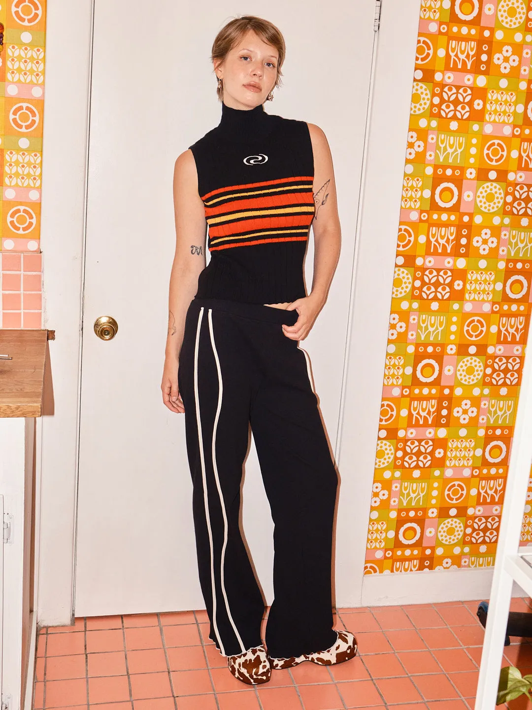 Ciara Side Stripe Pant - Black sold by Lisa Says Gah product image thumbnail 4