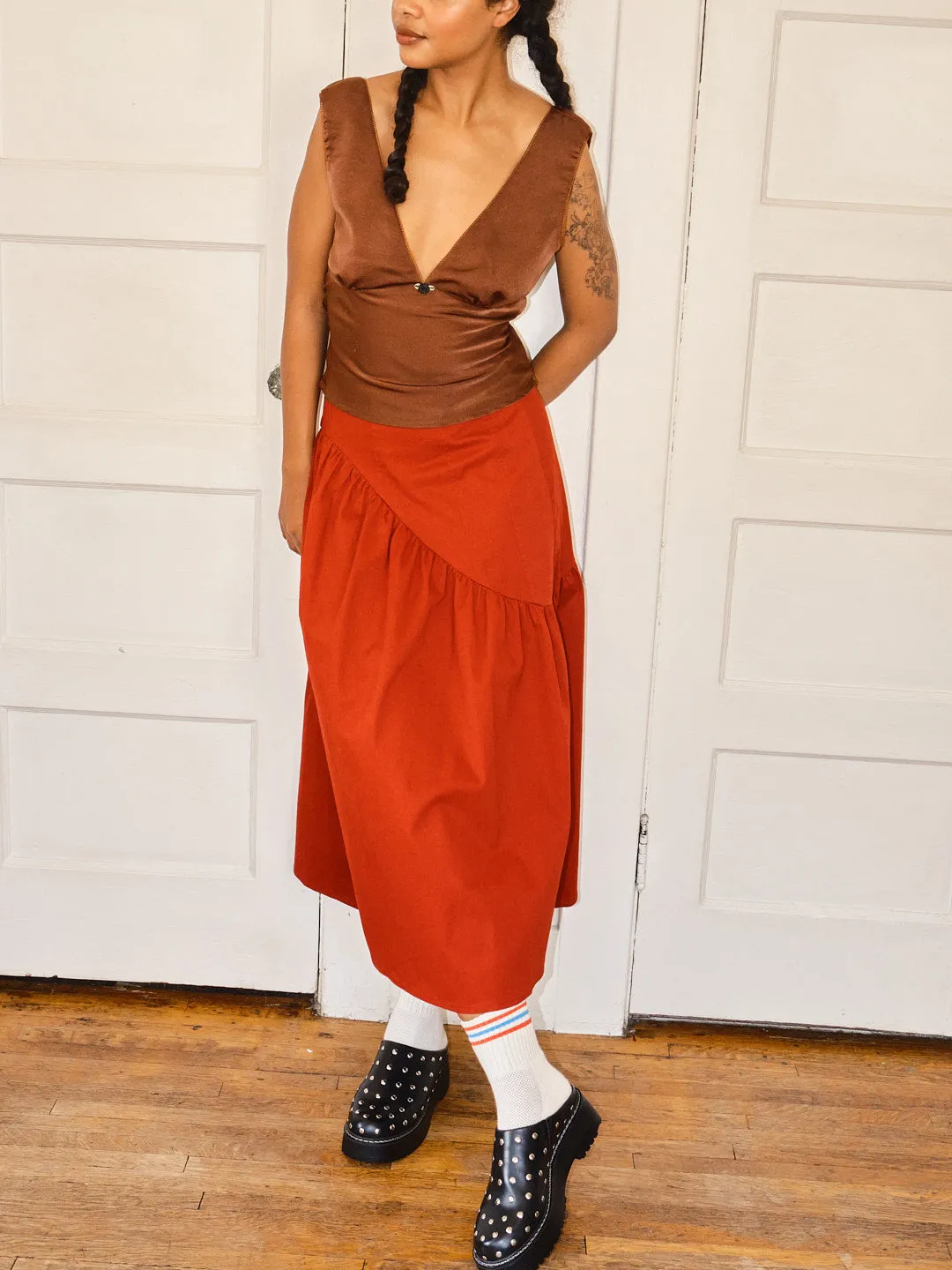 Celia Top - Chocolate sold by Lisa Says Gah product image thumbnail 4