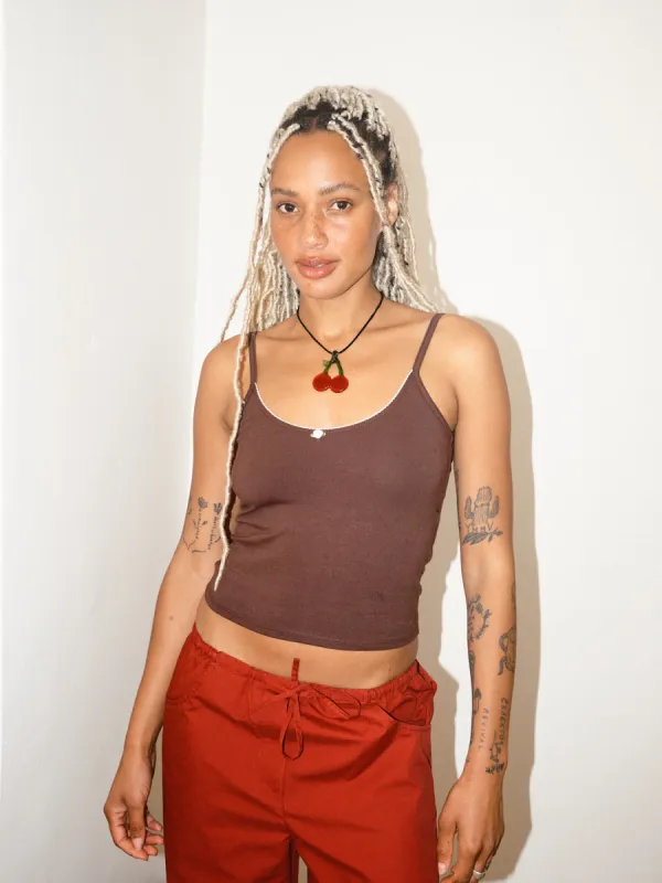 Scoop Back Cami - Mocha sold by Lisa Says Gah